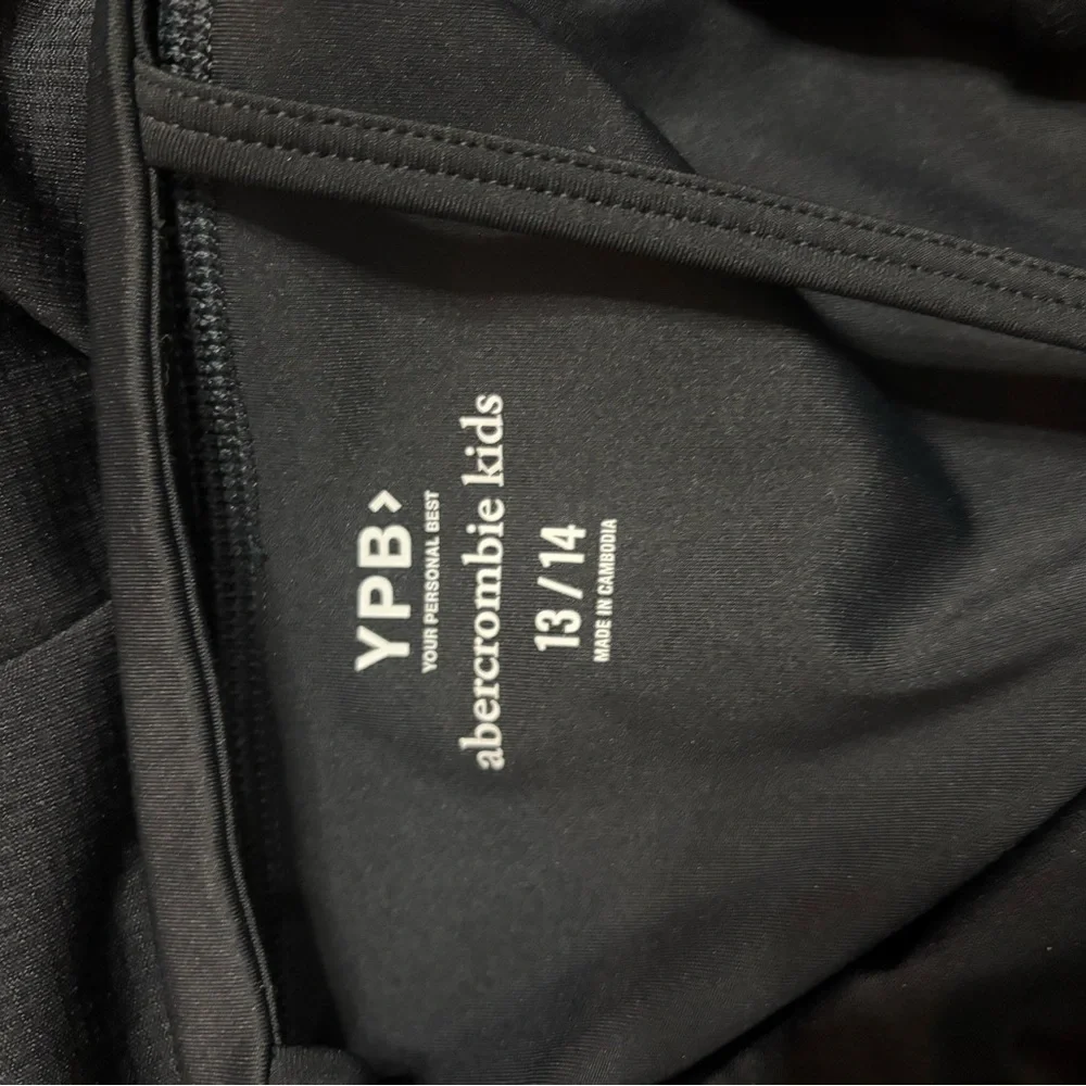 abercrombie kids Black athletic dress